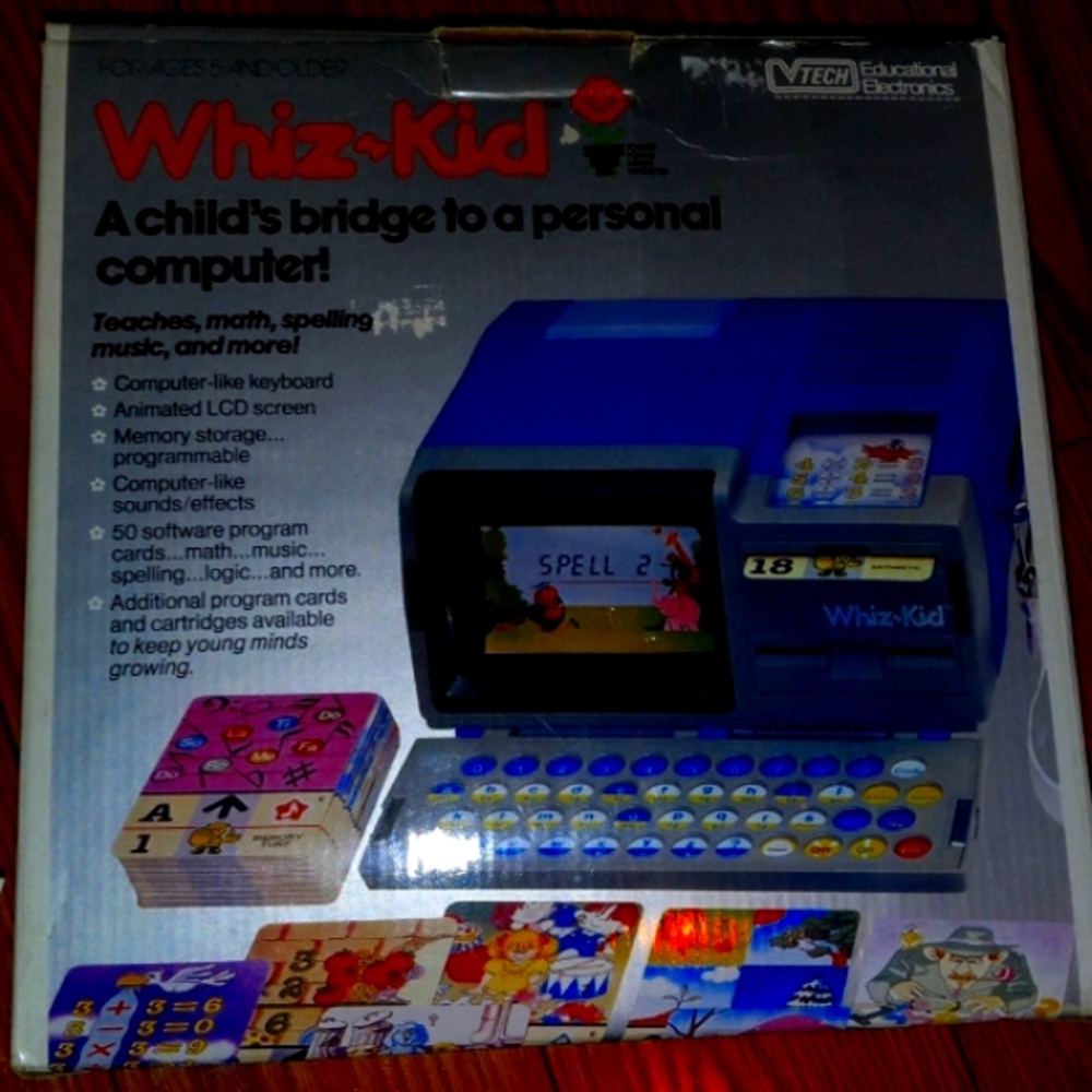 Whiz KID 1984 Computer with box mint lVINTAGE rare REDUCED FROM $109
